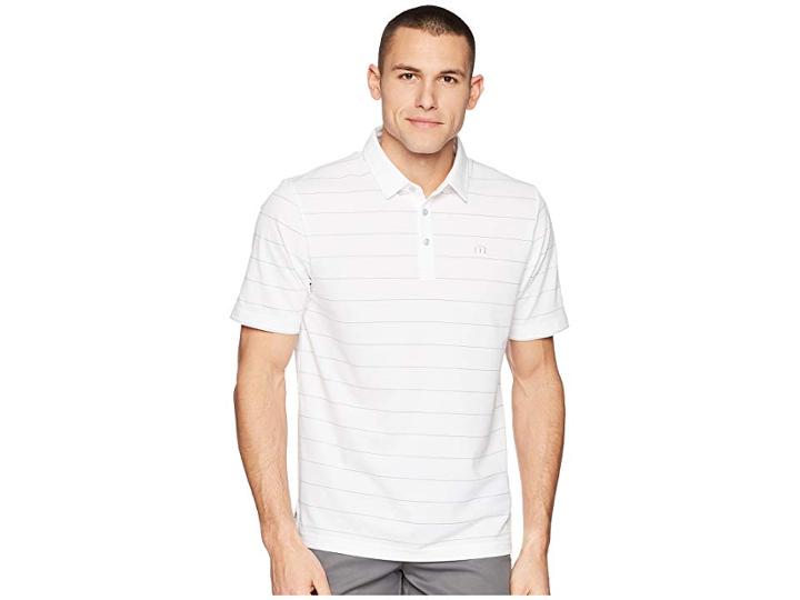 Travismathew It Has No Name Polo (white) Men's Short Sleeve Knit