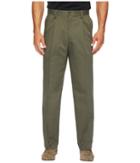Dockers Easy Khaki D3 Classic Fit Pleated Pants (rifle Green) Men's Clothing