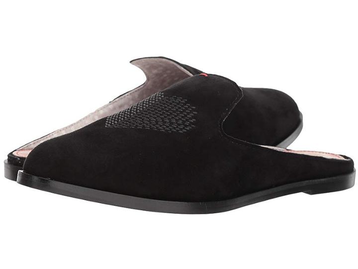 Ed Ellen Degeneres Klyde (black Eco Kid Suede) Women's Clog/mule Shoes