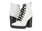 Steve Madden Laurie (white Leather) Women's Boots