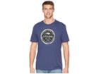 Life Is Good Time Spent Fishing Crusher T-shirt (darkest Blue) Men's T Shirt