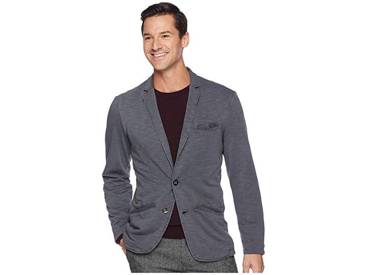 Mod-o-doc Redondo Cotton Spandex French Terry Blazer (irongate) Men's Jacket