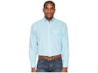 Ariat Kendall Plaid Shirt (blue Sky) Men's Long Sleeve Button Up