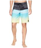 Quiksilver Highline Lava Division 20 Boardshorts (cyan Blue) Men's Swimwear