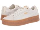 Puma Smash Platform Frill (whisper White/puma Team Gold) Women's Shoes