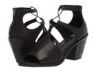 Eileen Fisher Lou (black Washed Leather) High Heels
