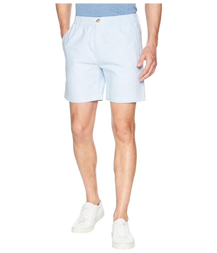 Vineyard Vines 7 Oxford Jetty Shorts (ocean Breeze) Men's Shorts