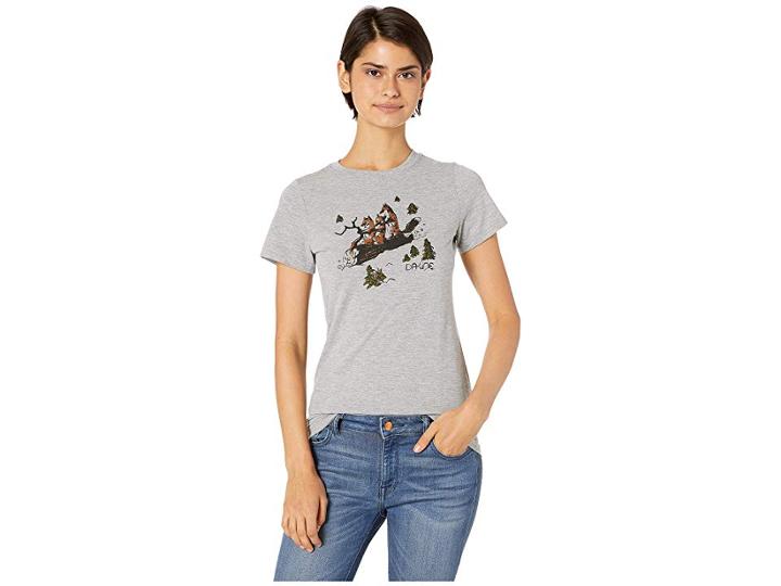 Dakine Long Sleeve Tech Tee (heathered Grey Foxes) Women's Clothing
