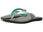 Olukai Kids Ho'opio (toddler/little Kid/big Kid) (silver/pale Grey) Girls Shoes