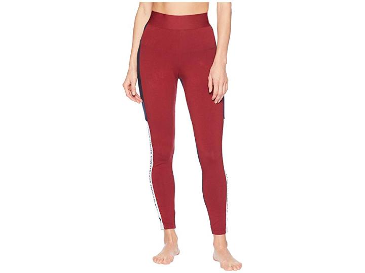 Adidas Sport Id Tights (noble Maroon/legend Ink/white) Women's Casual Pants