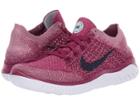 Nike Free Rn Flyknit (raspberry Red/blue Void) Women's Shoes