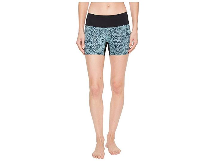 Pearl Izumi Escape Short Tights Print (arctic Phyllite/black) Women's Casual Pants