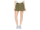Nike Court Dry Skirt Flouncy (olive Canvas/white/olive Canvas) Women's Skirt