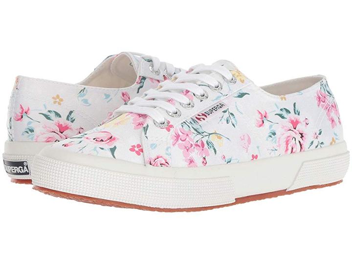 Superga 2750 Satinfantw (floral Multi) Women's Lace Up Casual Shoes