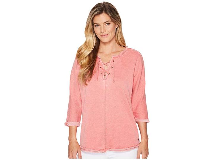 Jag Jeans Debbie Lace-up Shirt (koi) Women's Clothing