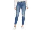 7 For All Mankind High-waisted Ankle Skinny W/ Destroy In Gilded Dawn 2 (gilded Dawn 2) Women's Jeans