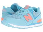 New Balance Kids Pc574v1 (little Kid) (enamel Blue/dragonfly) Girls Shoes