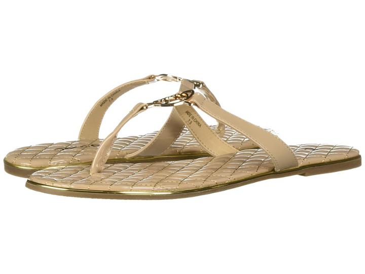 Bebe Parris (nude Patent) Women's Sandals