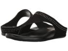Fitflop Banda Toepost W/ Studs (black) Women's  Shoes