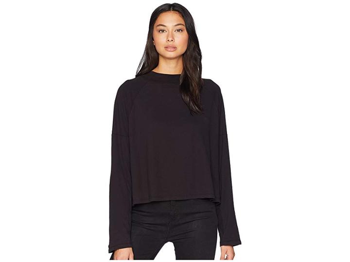 Free People Jackson Tee (black) Women's T Shirt
