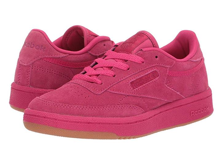 Reebok Kids Club C 85 Tg (little Kid) (pink Craze/manic Cherry/gum) Girls Shoes
