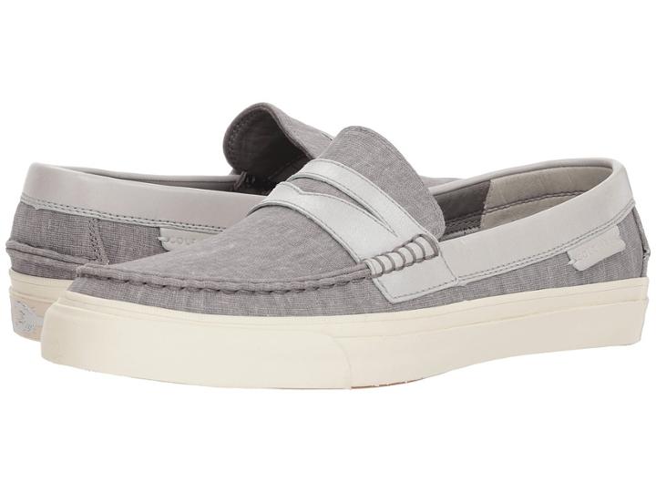 Cole Haan Pinch Weekender Luxe Penny (ironstone Canvas/vapor Blue) Men's Shoes