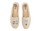 Soludos Scooter Embroidered Platform Smoking Slipper (sand) Women's Slippers