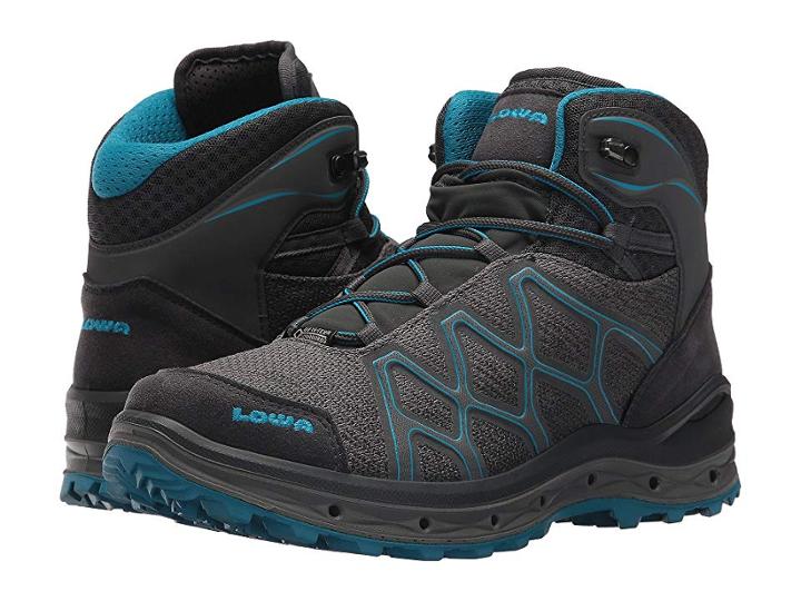 Lowa Aerox Gtx(r) Mid Surround(r) (graphite/turquoise) Women's Shoes
