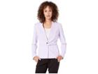 Calvin Klein Crepe Belted Jacket (opal) Women's Clothing