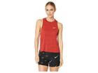 Nike Miler Slub Lx Tank Top (dune Red/heather) Women's Sleeveless