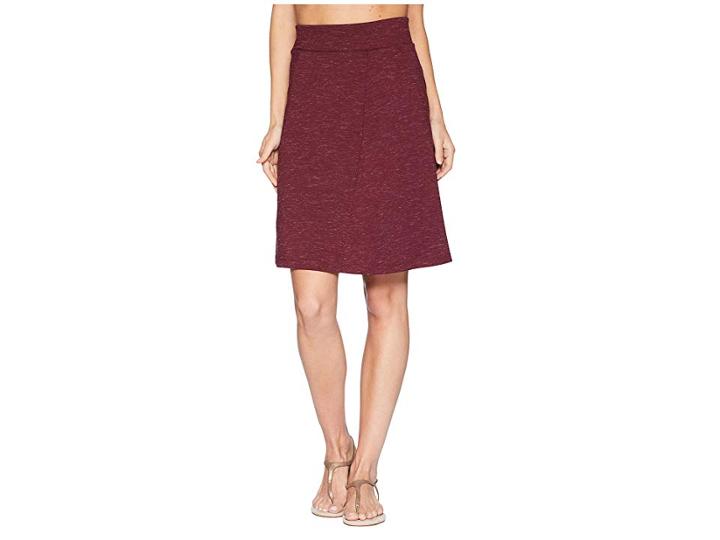 Royal Robbins Geneva Ponte Skirt (beet Heather) Women's Skirt