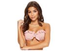 Lucky Brand All The Frills Underwire Bandeau Bra (mauve) Women's Swimwear