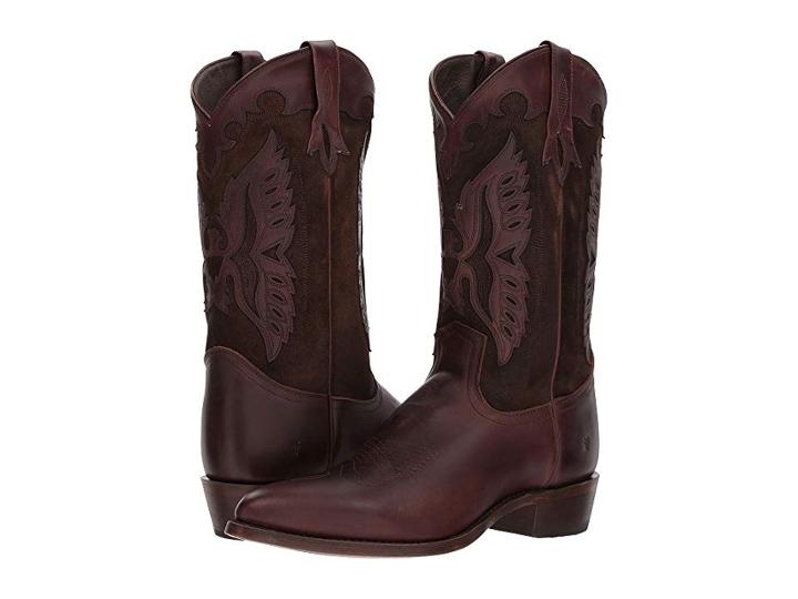 Frye Billy Firebird (dark Brown) Cowboy Boots