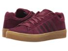K-swiss Court Frasco Sde (burgundy/gum) Women's Shoes