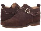 Hush Puppies Cayto Studded Belt (dark Brown Suede) Women's Dress Pull-on Boots