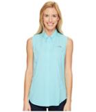 Columbia Tamiamitm Sleeveless Shirt (clear Blue) Women's Sleeveless