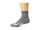 Nike Elite Cushion Quarter Running Socks (gunsmoke/atmosphere Grey/white) Quarter Length Socks Shoes