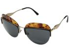 Giorgio Armani 0ar6061 (top Black/yellow Havana/grey) Fashion Sunglasses