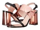 Frances Valentine Poppy (rose Gold Patent Metallic Leather) Women's Shoes