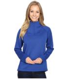 The North Face Neo Thermal Pullover (bright Cobalt Blue/black Heather (prior Season)) Women's Long Sleeve Pullover