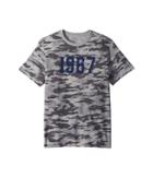 Polo Ralph Lauren Kids Camo Cotton Jersey T-shirt (big Kids) (grey Camo) Boy's T Shirt