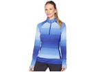 Adidas Golf Rangewear 1/2 Zip (real Purple) Women's Long Sleeve Pullover