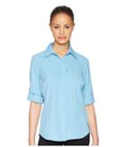 Columbia Silver Ridgetm L/s Shirt (blue Sky) Women's Long Sleeve Button Up