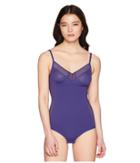 Hanro Cara Bodysuit (violet Blue) Women's Jumpsuit & Rompers One Piece