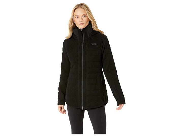 The North Face Indi Insulated Parka (tnf Black Heather 1) Women's Coat