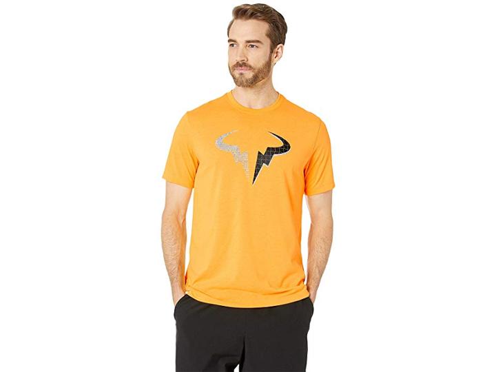 Nike Rafa Nikecourt Dry T-shirt (laser Orange/black) Men's T Shirt