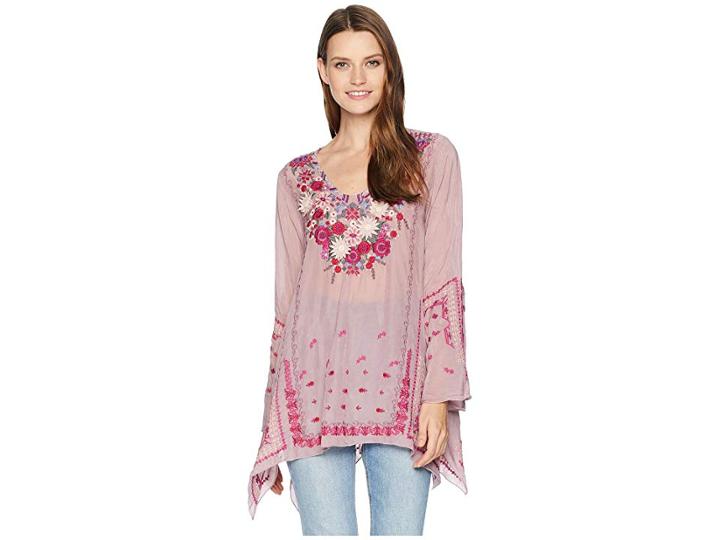 Johnny Was Wish Stitch Tunic (zephyr) Women's Blouse