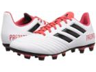 Adidas Predator 18.4 Fg (white/black/real Coral) Men's Soccer Shoes