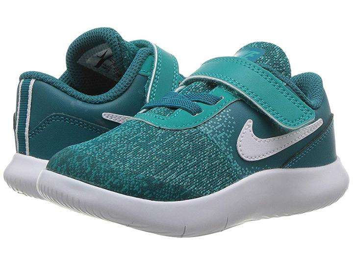 Nike Kids Flex Contact (infant/toddler) (blustery/white/turbo Green) Girls Shoes