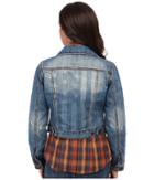 Roper Vintage Patriotic Jean Jacket (blue) Women's Jacket